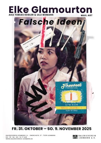 Elke Glamourton Galerieverein-Leonberg Plakat 